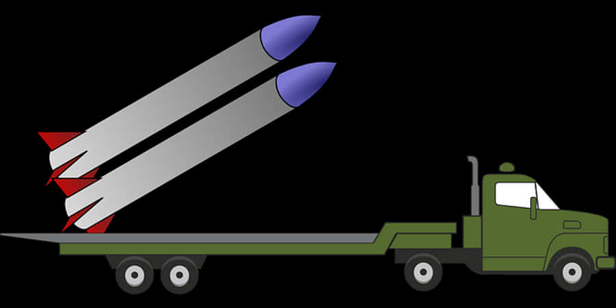 Military Missile Transport Truck