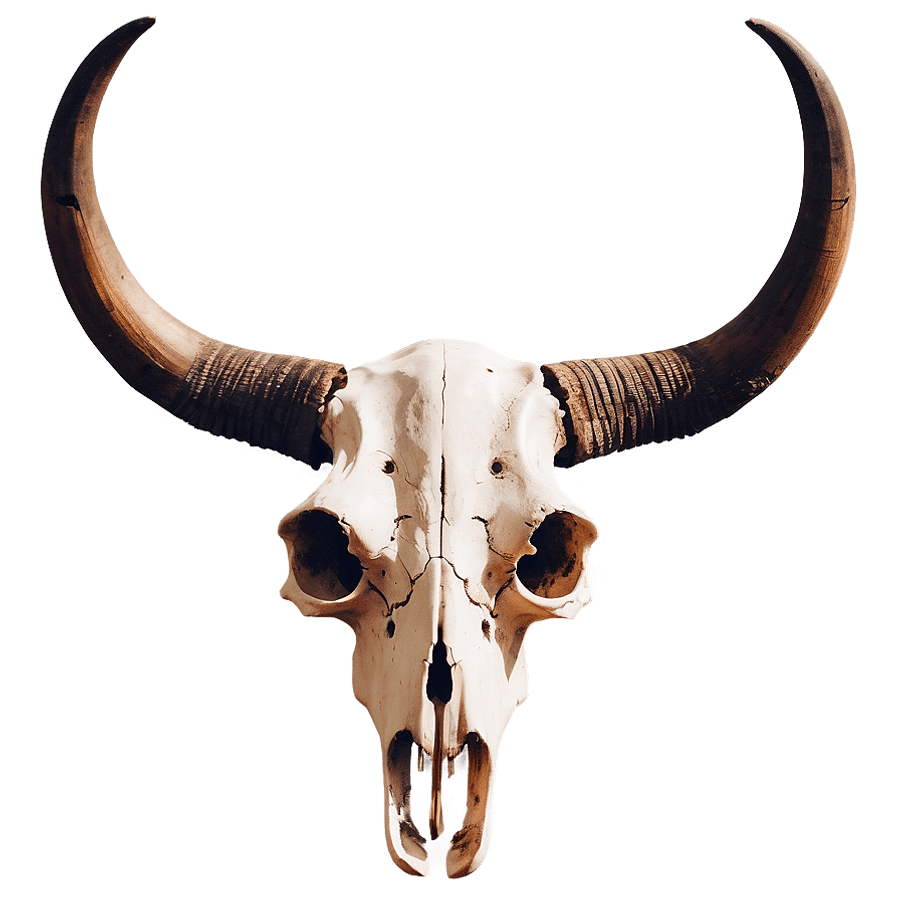 Longhorn Skull Illustration PNG 51