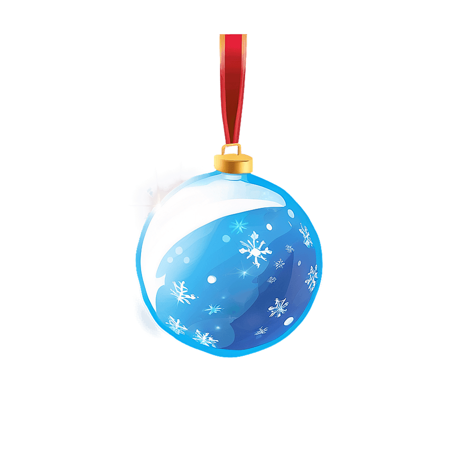 Magical Christmas Globe PNG 9
