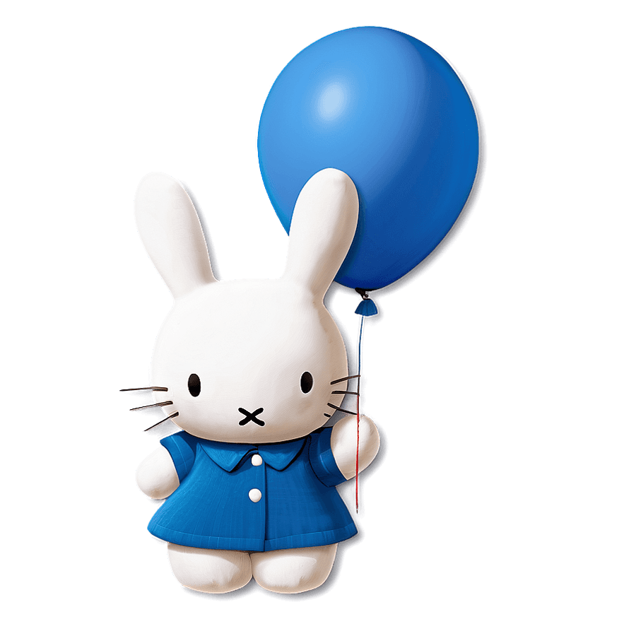 Miffy with Balloon PNG aqh