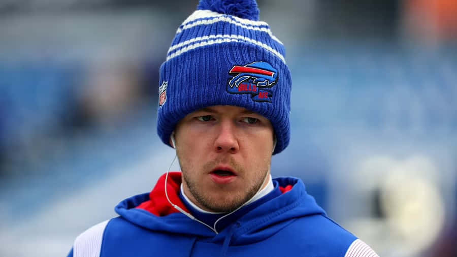 Buffalo Bills Spieler Winterbekleidung
