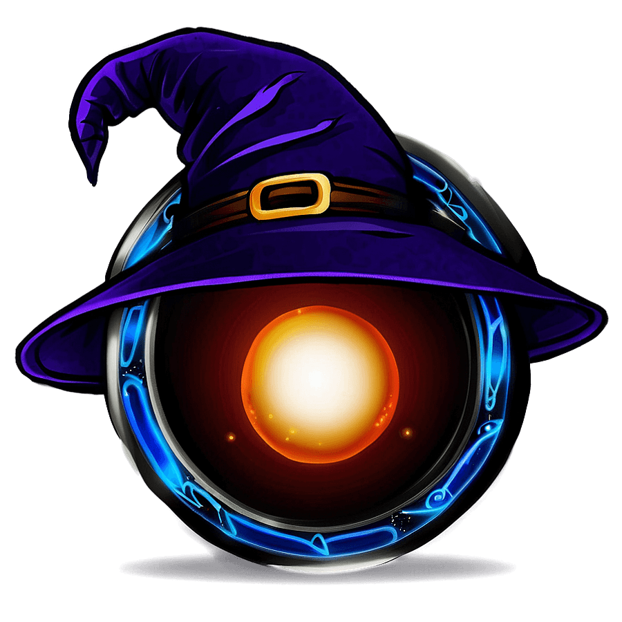 Wizard Hat and Magic Circle PNG 05262024