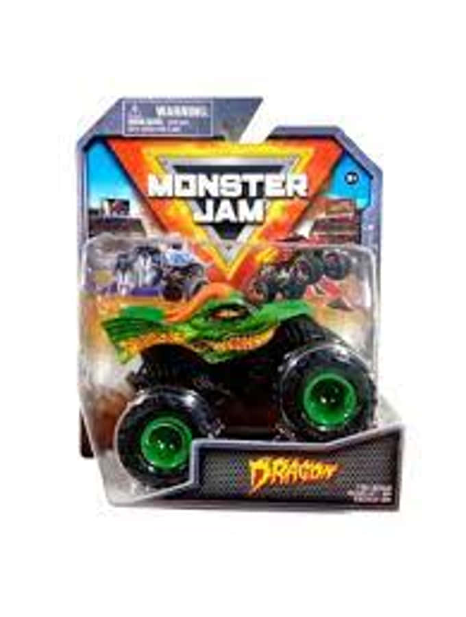 GrünesMonstertruck-Spielzeugbild