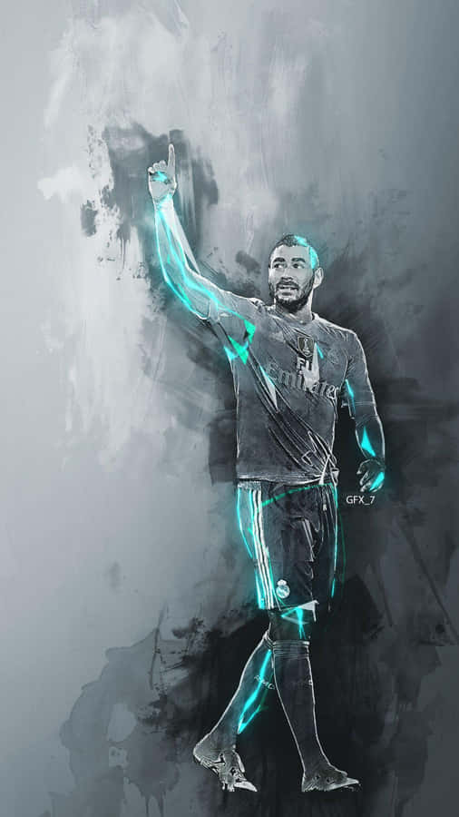 Arte da Celebração de Karim Benzema