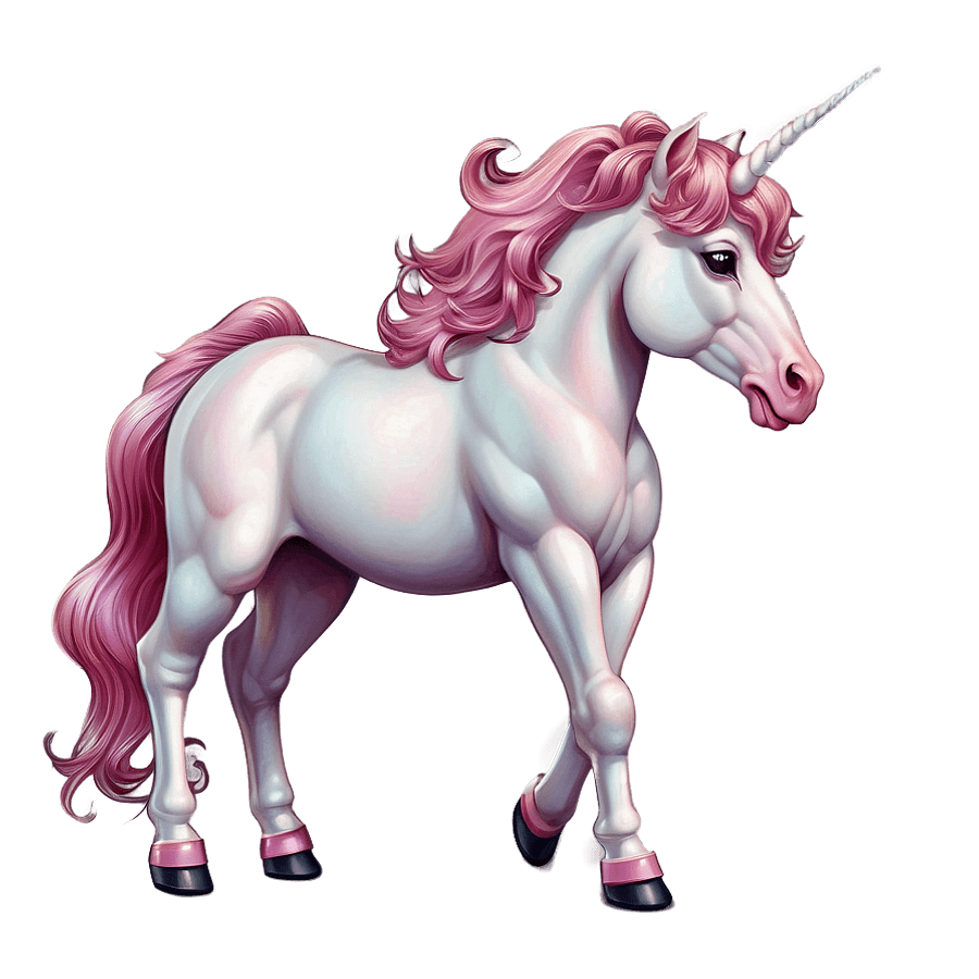 Aesthetic Pink Unicorn Magic PNG 06242024