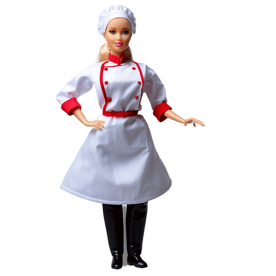 Barbie Doll in Chef Uniform PNG rte