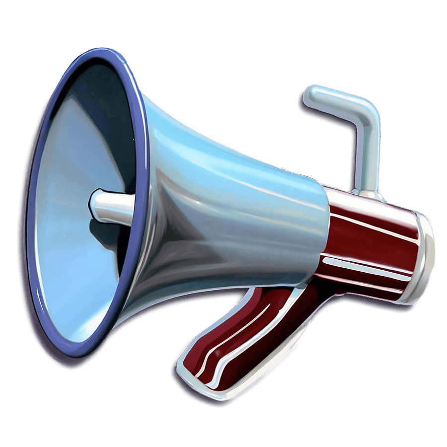 Compact Cheer Megaphone PNG 05262024