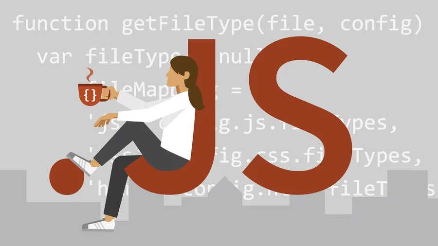 JavaScript-koding illustrasjon