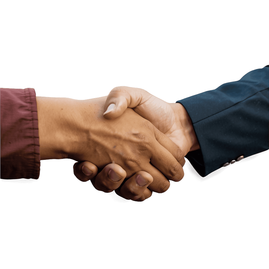 Bold Handshake Emoji PNG tth