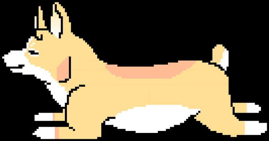 Transparent Running Dog Png - Pixel Art Dog Running, Png Download