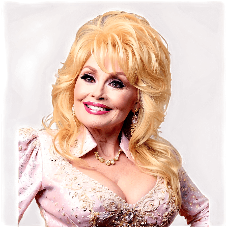 Dolly Parton Festival Appearance PNG rtq45
