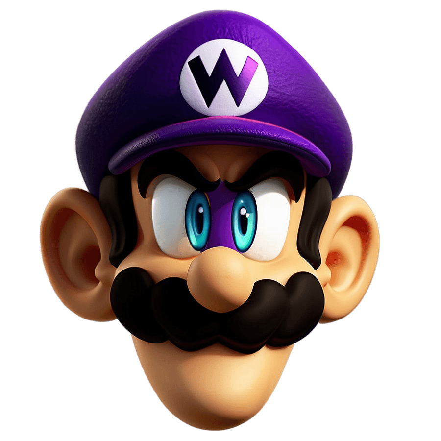 Waluigi Logo Design PNG ltt