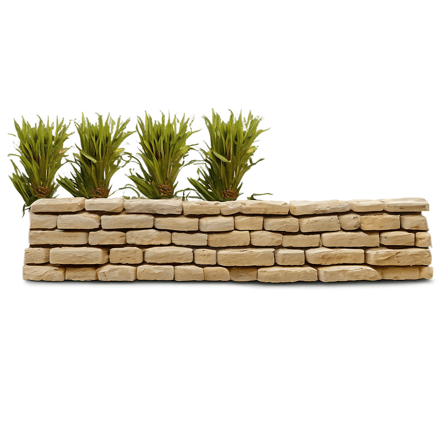 Brick and Rock Wall PNG rin45