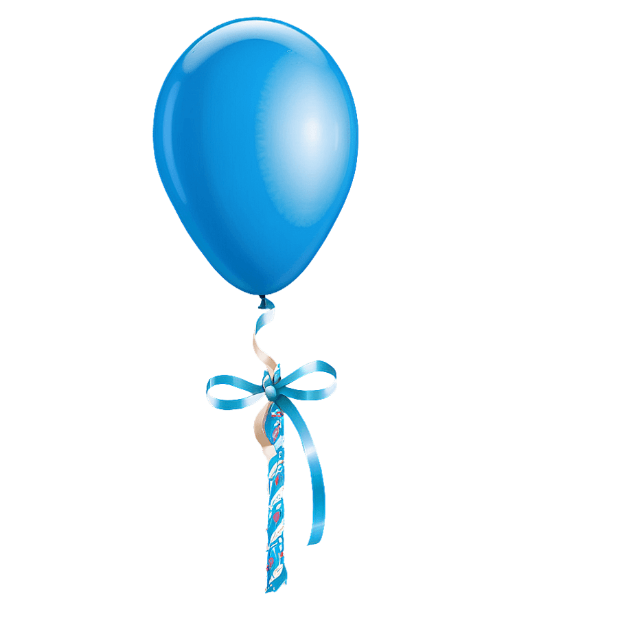 Light Blue Balloon PNG 68
