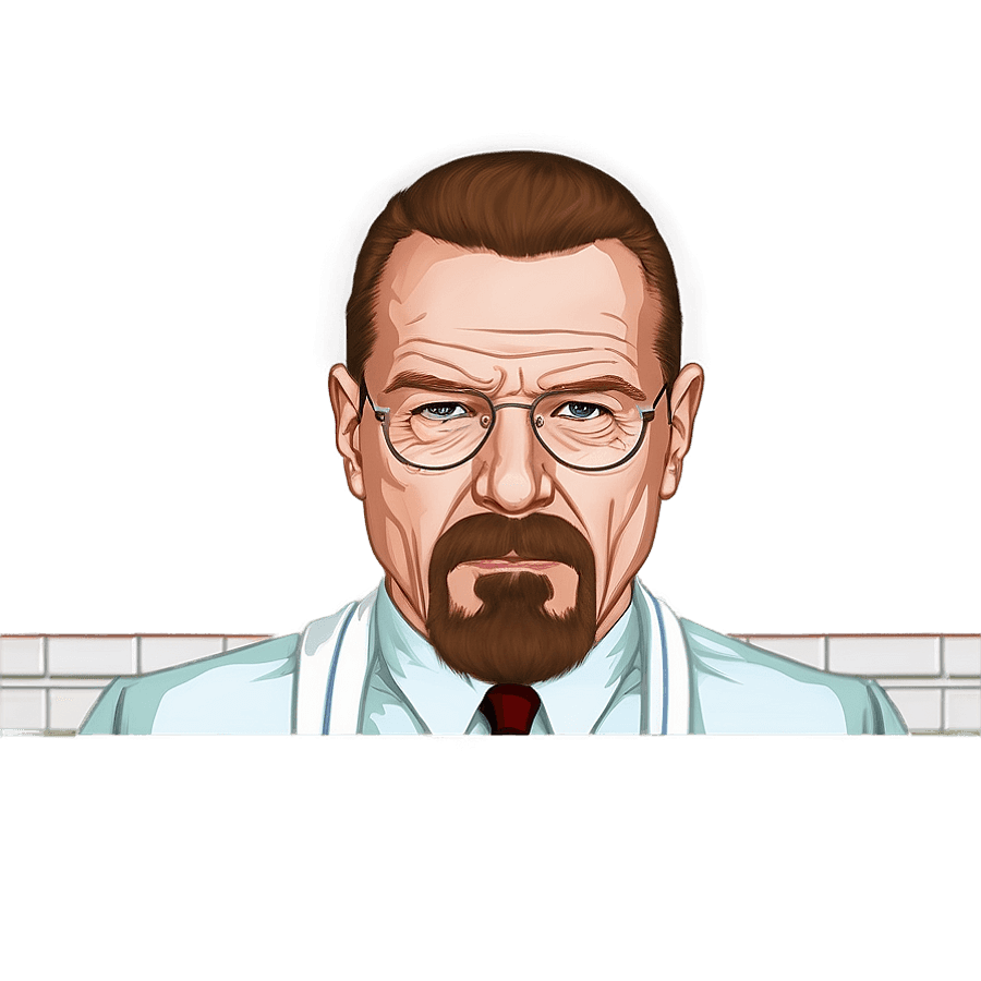 Teacher to Kingpin Walter White PNG 05232024