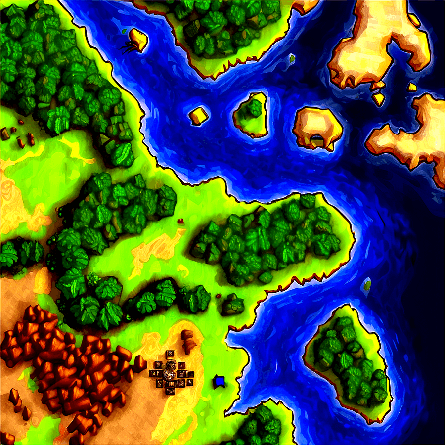 RPG World Map PNG 91