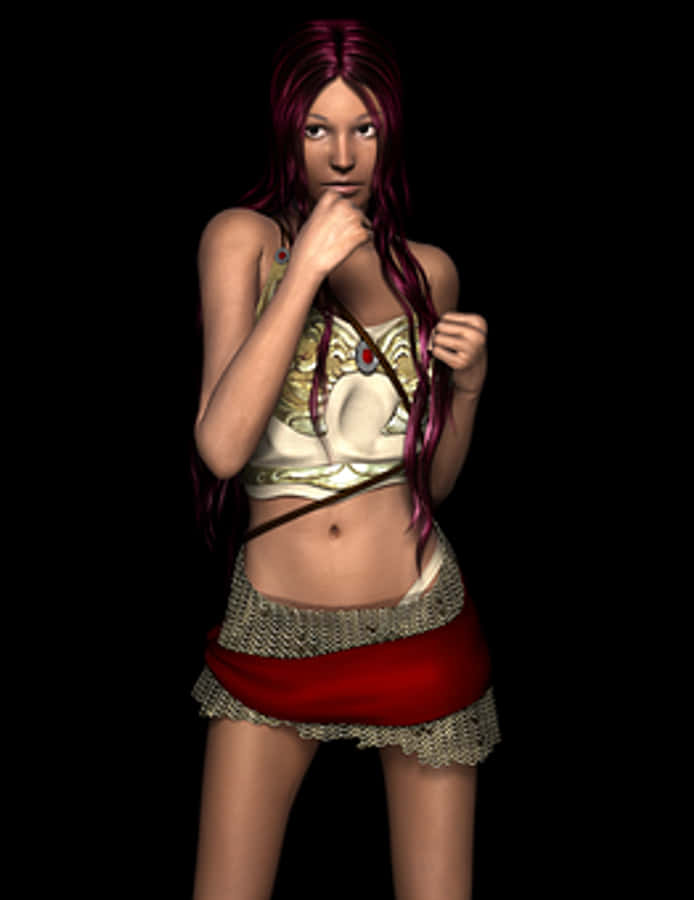 Fantasy Styled3 D Character