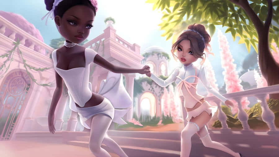 Elegante Duo di Balletto