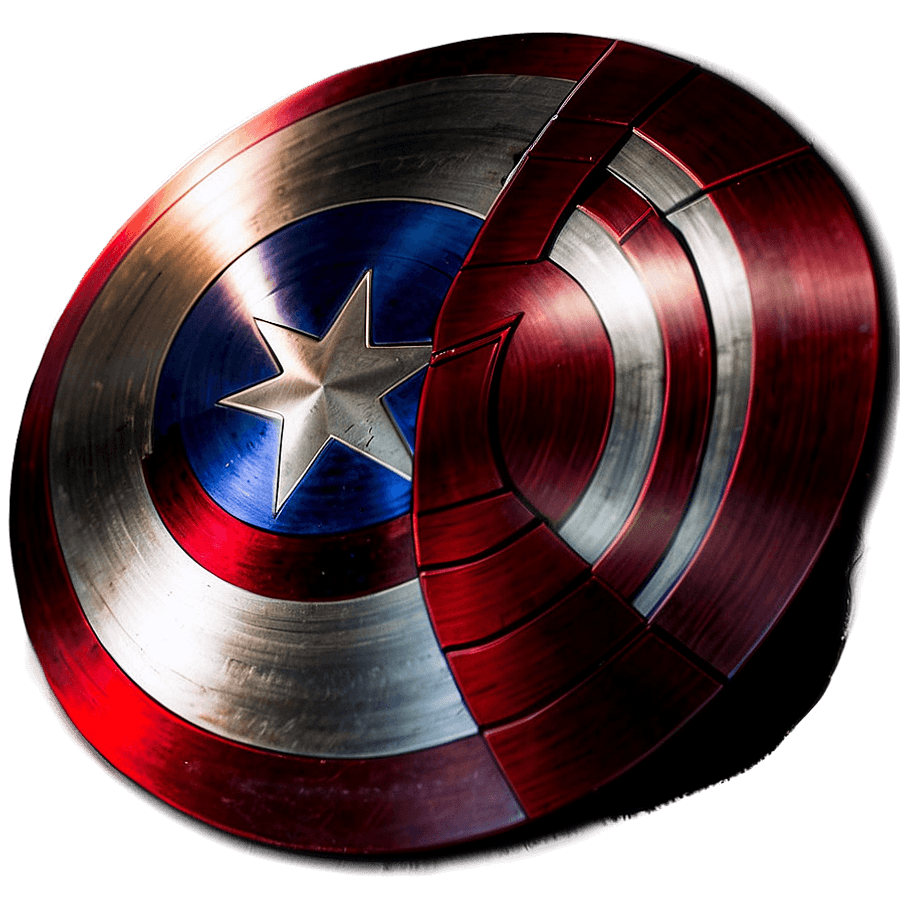 Captain America Shield Detailed PNG jei95