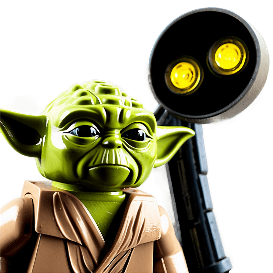 Lego Yoda Build PNG pua