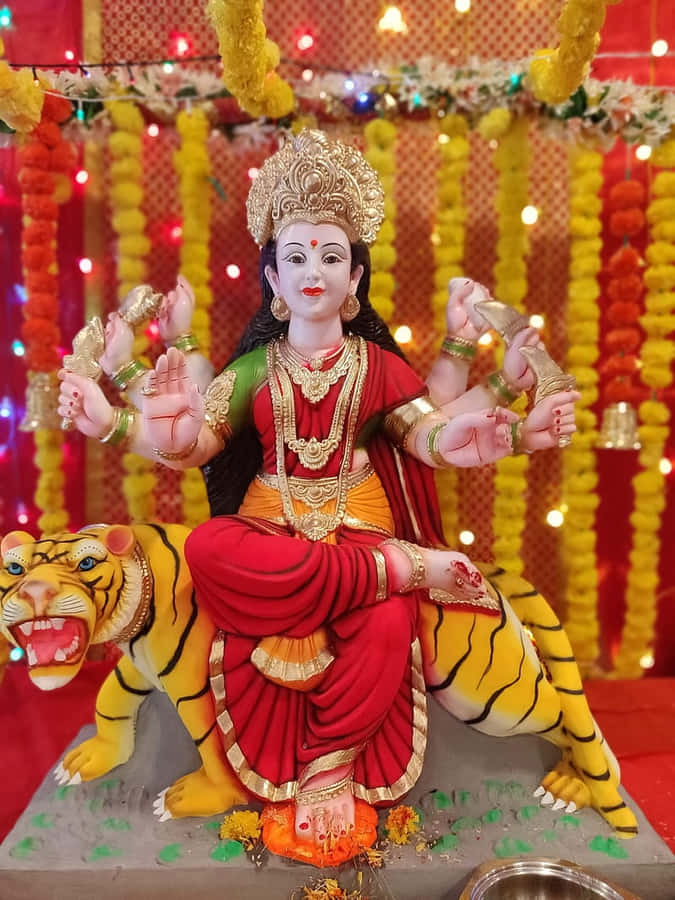 Goddess Ambe Maa Statue