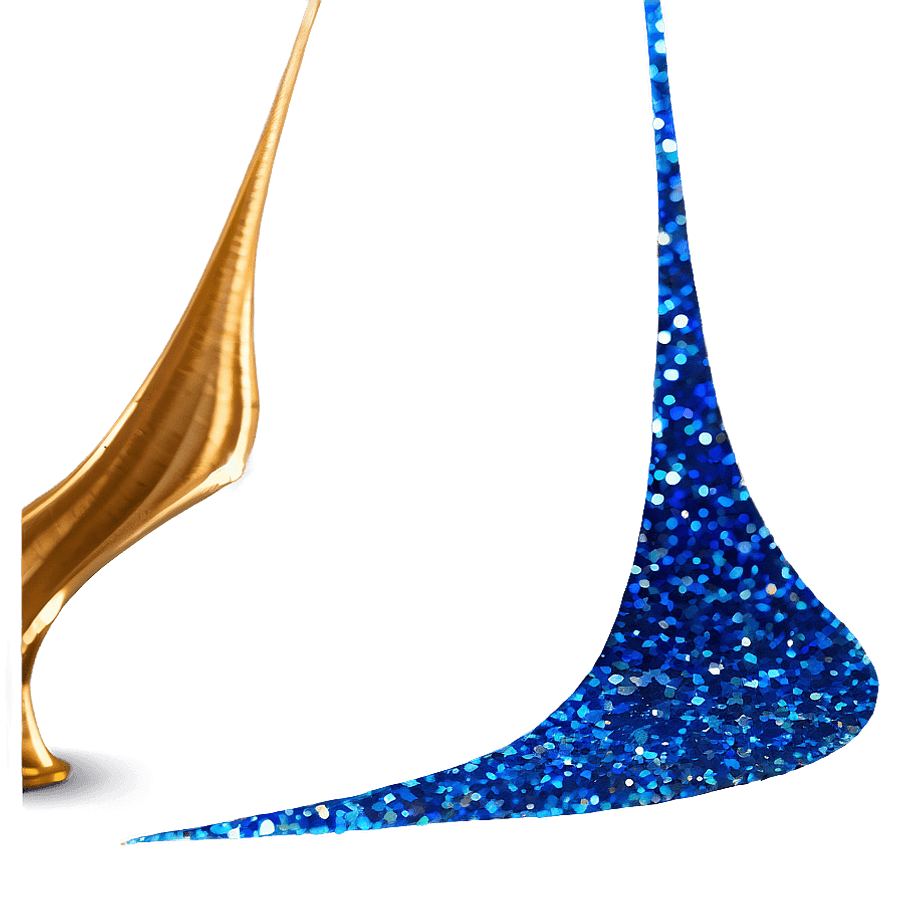 Dazzling Blue Glitter PNG 06242024