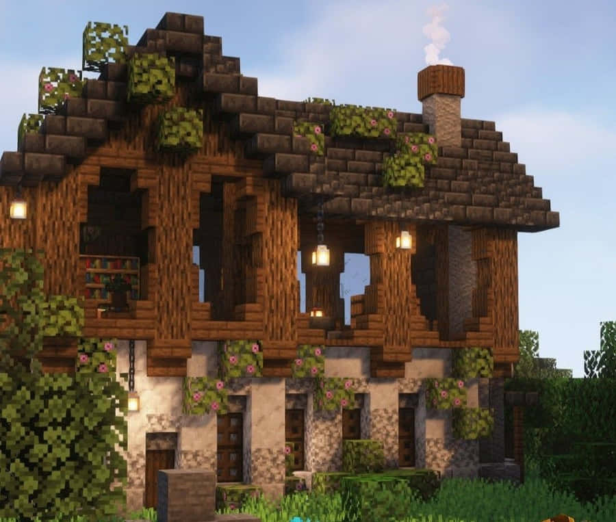 MinecraftArquitetura papel de parede 1080 x 916