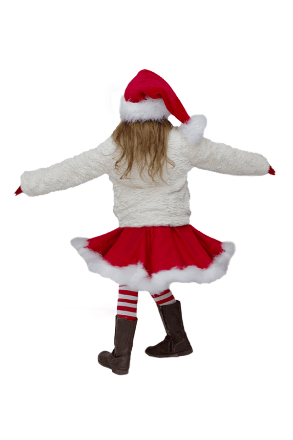 Childin Santa Outfit Spinning