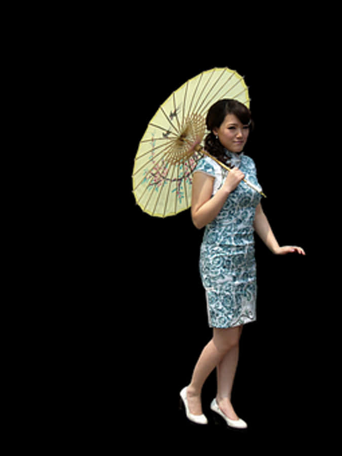 Traditional Chinese Dress Umbrella