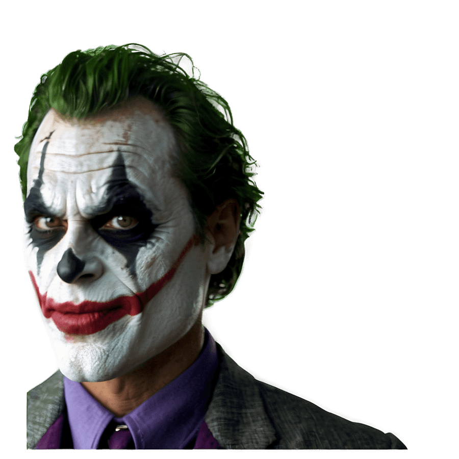 Joker Face with Psycho Look PNG jbt