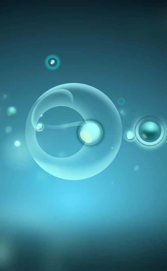 Abstract_ Blue_ Bubbles_ Background