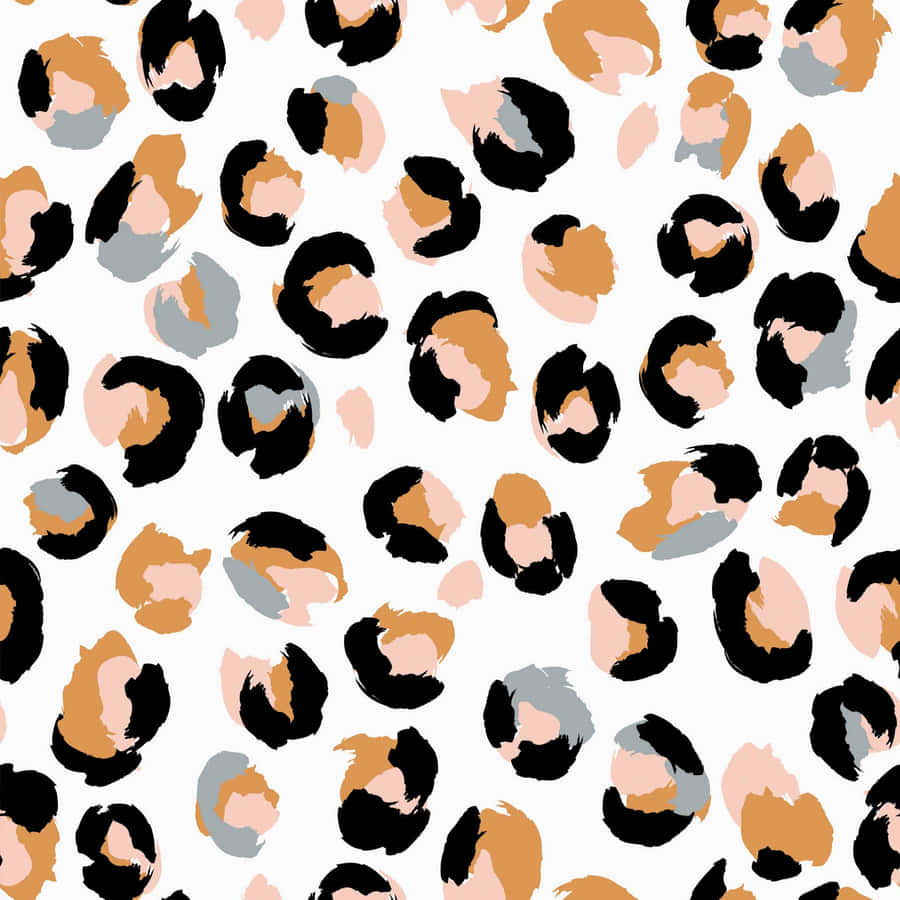 Abstract Leopard Print Pattern