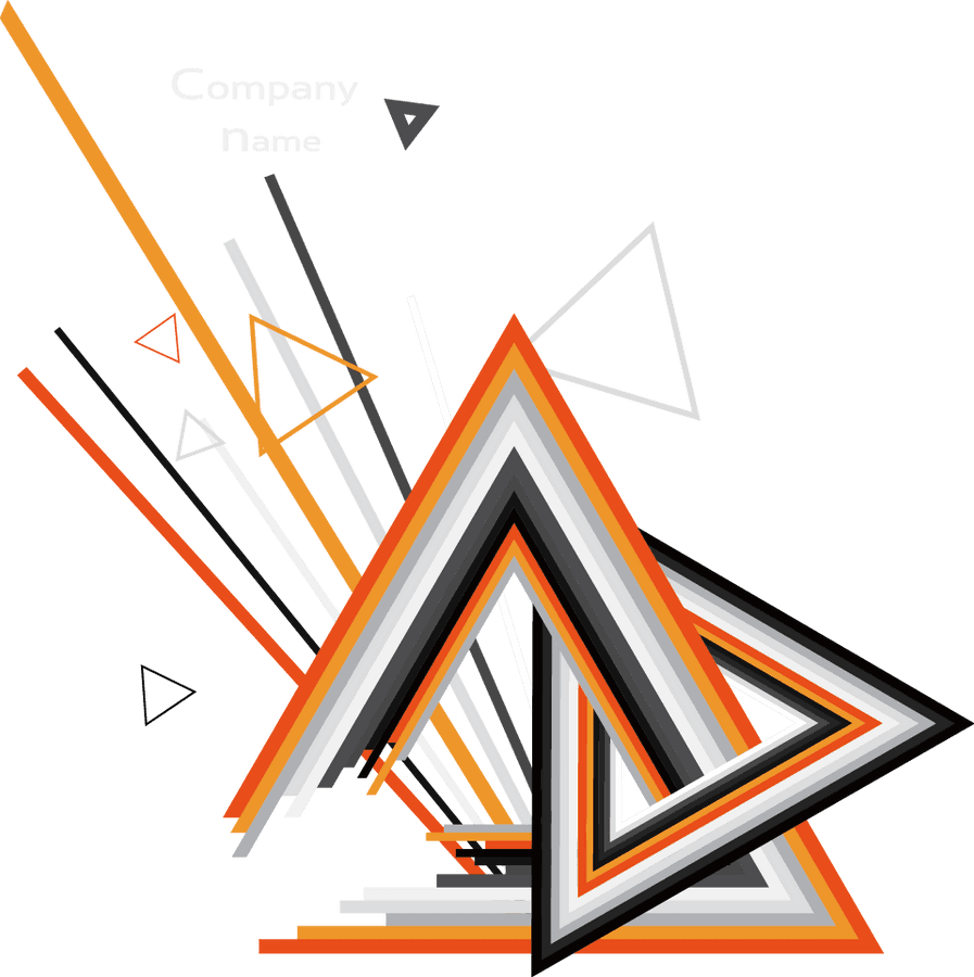 Abstract Triangular Design Vector