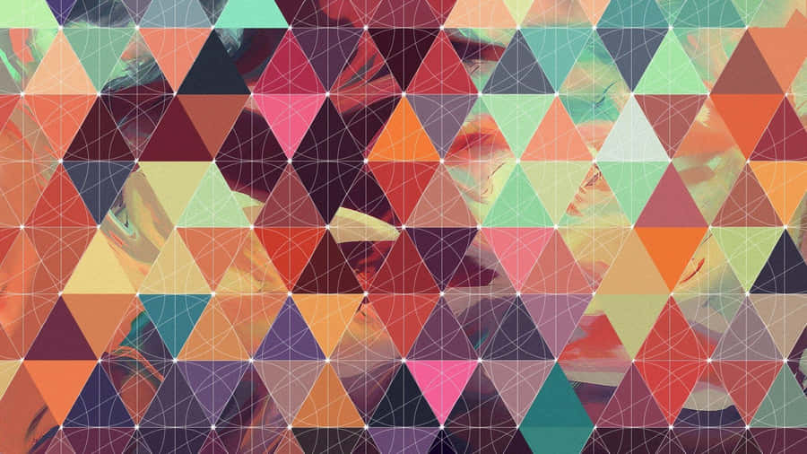 Abstract Triangular Overlay Pattern