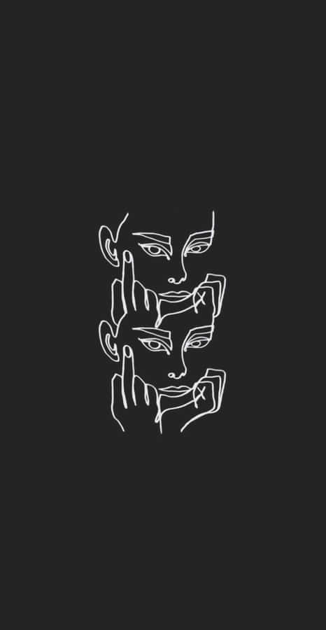 Arte de Faces Gêmeas