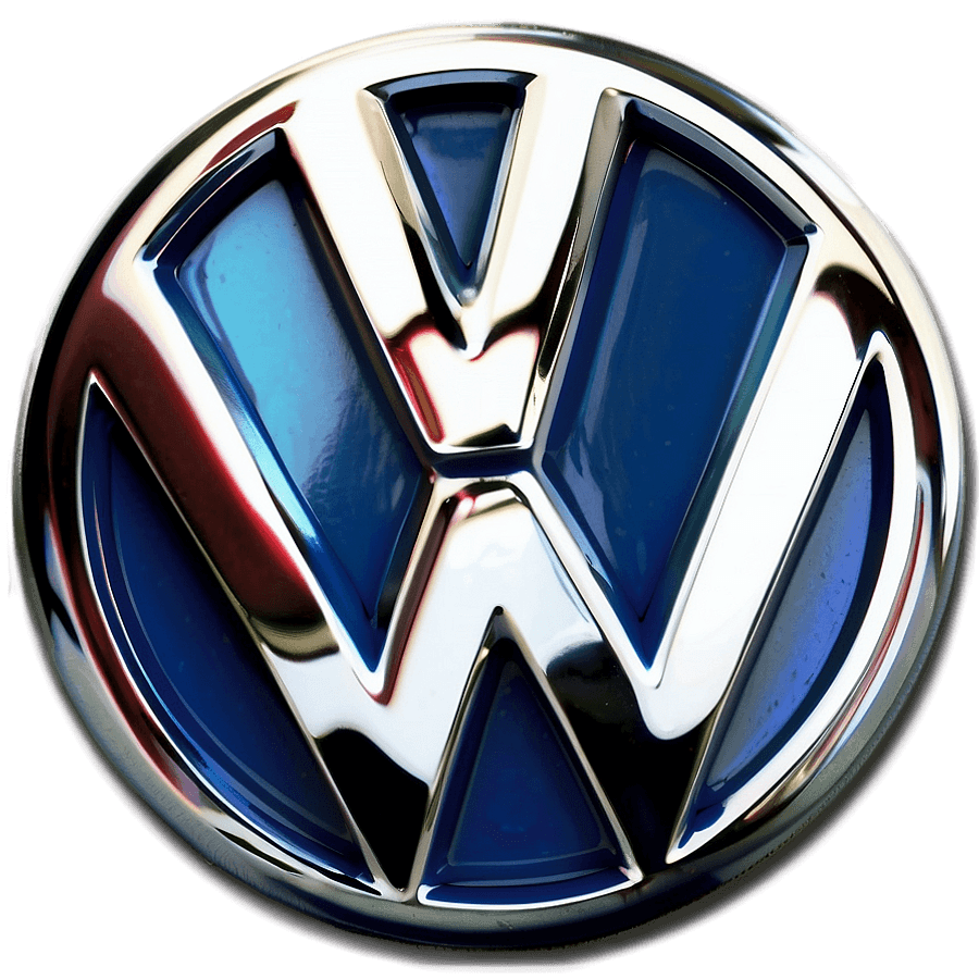 Stylized Volkswagen Logo PNG 05252024