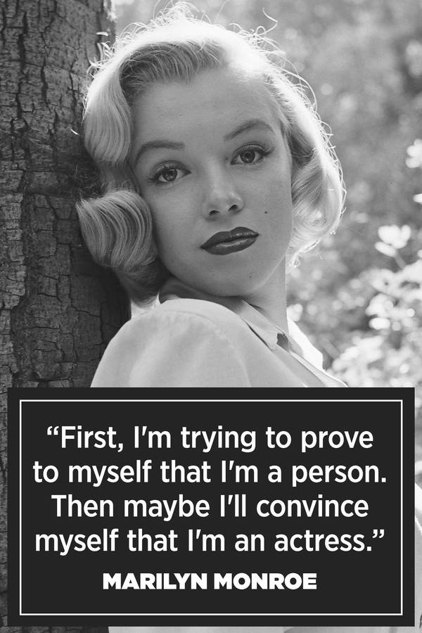 Download Actress Marilyn Monroe Quotes Wallpaper | Wallpapers.com