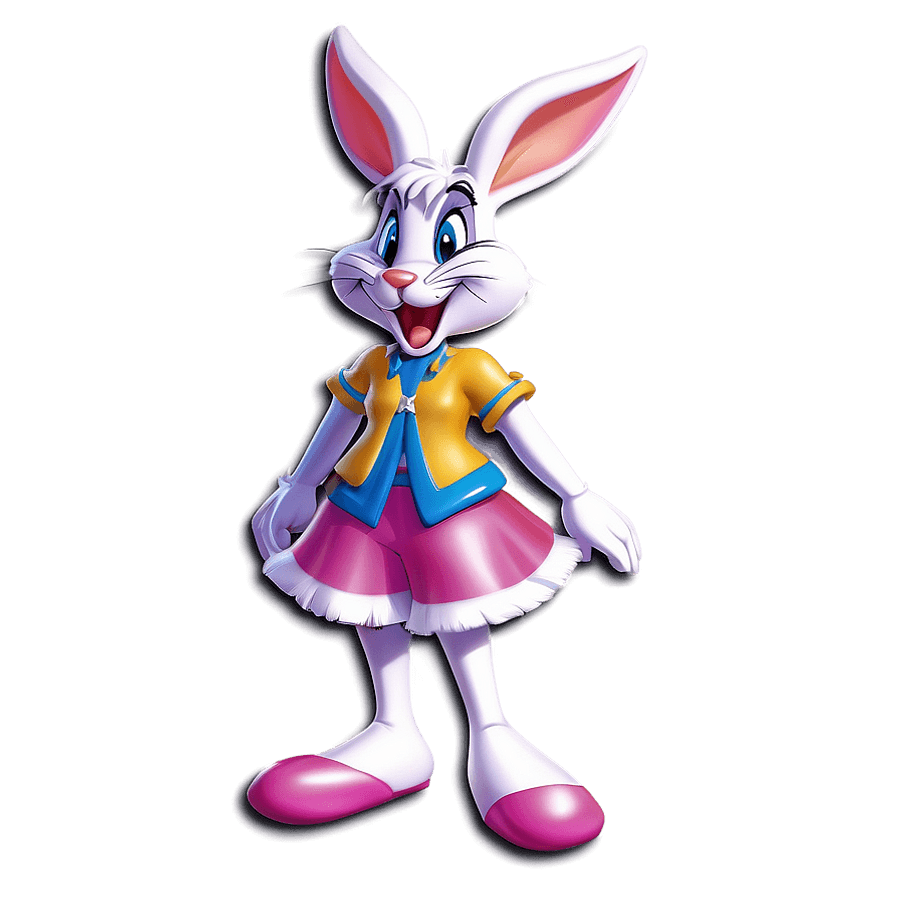 Lola Bunny Retro Design PNG vkl