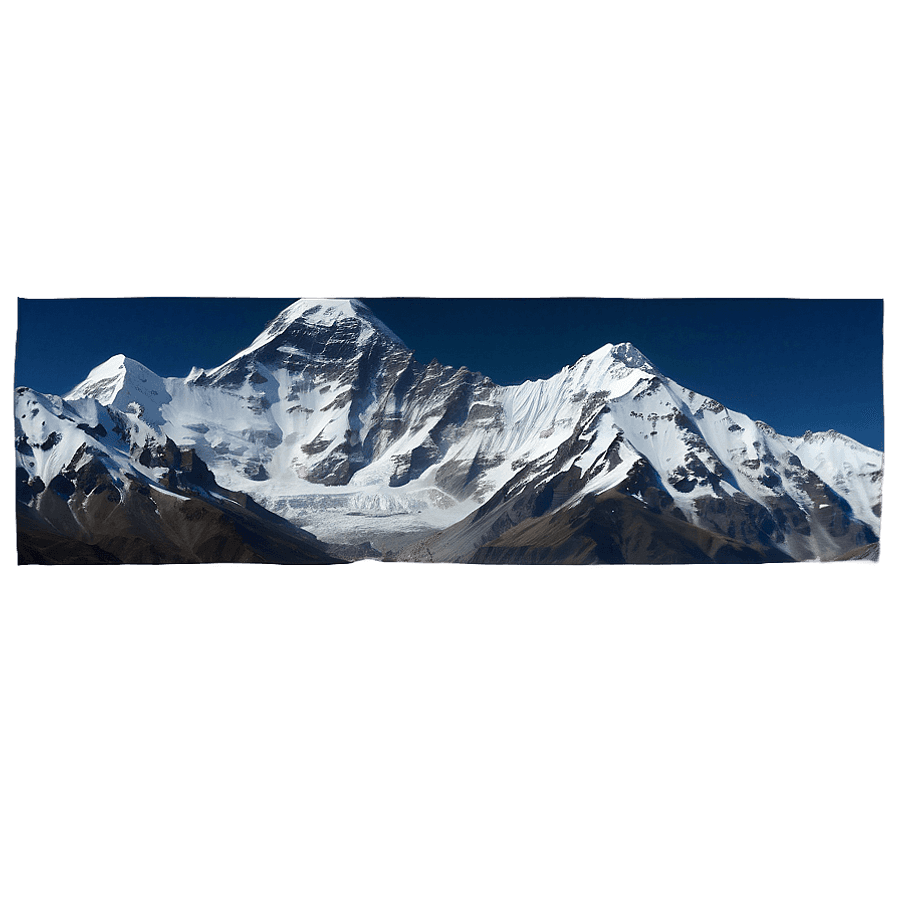 Himalayan Mountains Everest PNG vnb