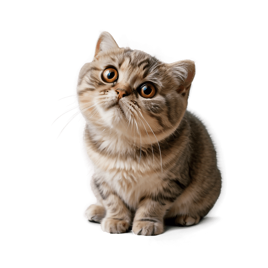 Irritated Scottish Fold PNG coi