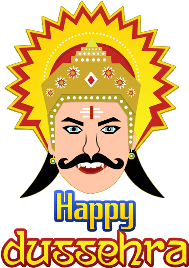 Happy Dussehra Celebration Artwork