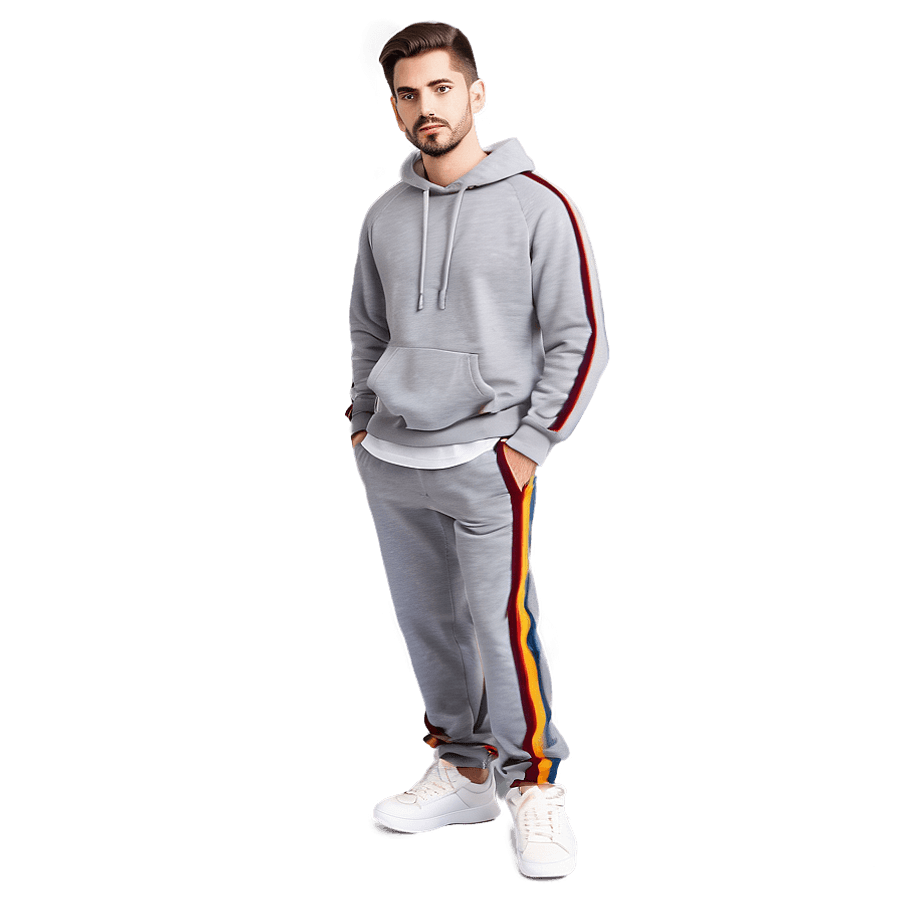 High Quality Grey Sweatpants PNG kni87