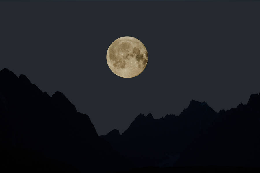 Download Aesthetic Full Moon Wallpaper | Wallpapers.com