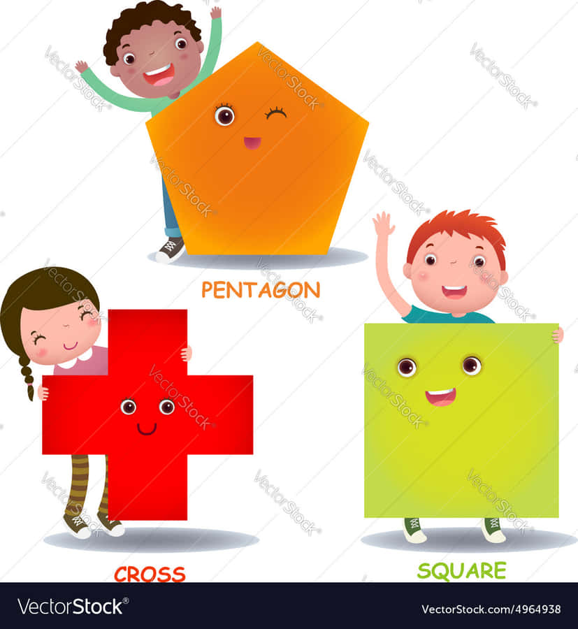 FormaFofa Imagem Pentagono Quadrado Cruz para Papel de Parede de Computador ou Celular.