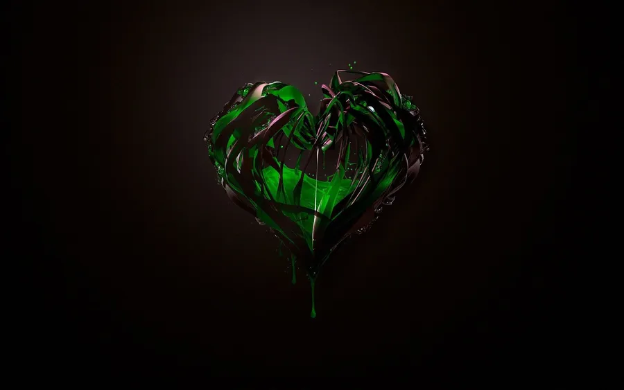 Liquid Green Heart