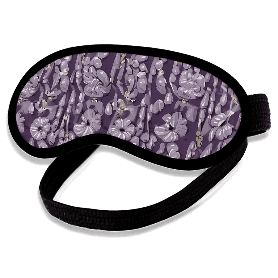 Sleep Mask with Lavender PNG dsk98