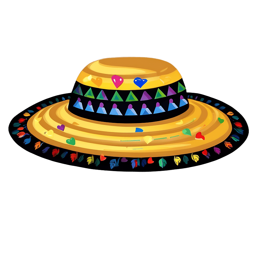 Beach Party Hat PNG uxd