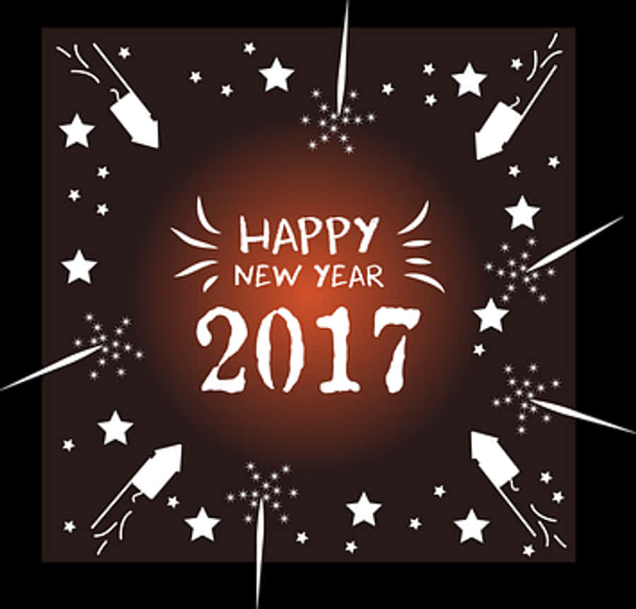 Happy New Year2017 Celebration Graphic