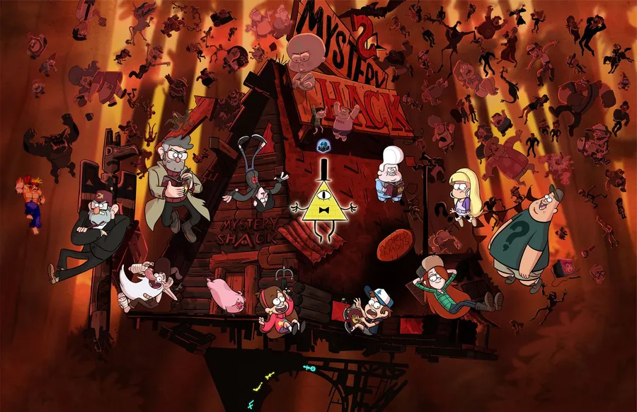 Gravity Falls background