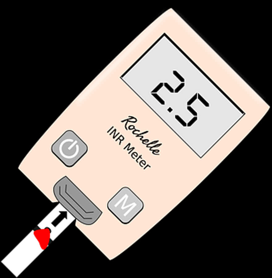 Digital I N R Meter Reading2.5